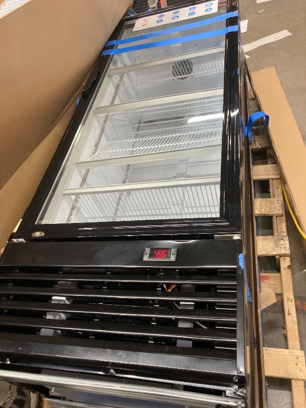Photo 1 of *This unit is used, missing a part, and it's unknown if it works perfectly. It was plugged in and turned on, but it's unclear if it cools.*    IT IS USED, MISSING A PART AND IT IS UNKNOWN IF IT WORKS 100%** Commercial Beverage Refrigerator, 24.5 Inch 15 C