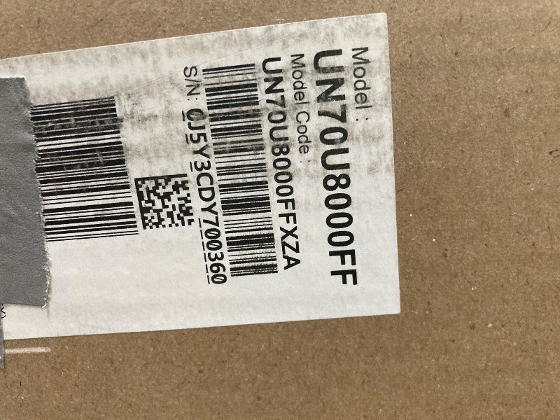 Photo 1 of **This TV is broken, it doesn't work, it's damaged, it's only sold by the piece. If your TV is missing a part, this is the optio****Samsung 70-Inch Class Crystal UHD U8000F 4K Smart TV (2025 Model) Endless Free Content, Crystal Processor 4K, MetalStream D