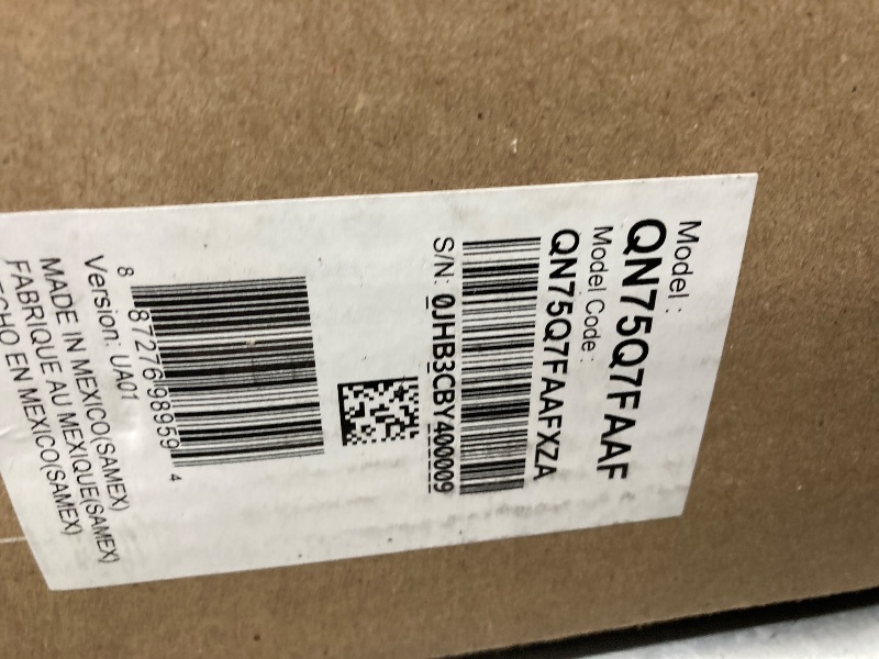 Photo 1 of *This TV is broken, it doesn't work, it's damaged, it's only sold by the piece. If your TV is missing a part, this is the optio****Samsung 75-Inch Class QLED Q7F Series Samsung Vision AI Smart TV (2025 Model, 75Q7F) Quantum HDR, Object Tracking Sound Lite