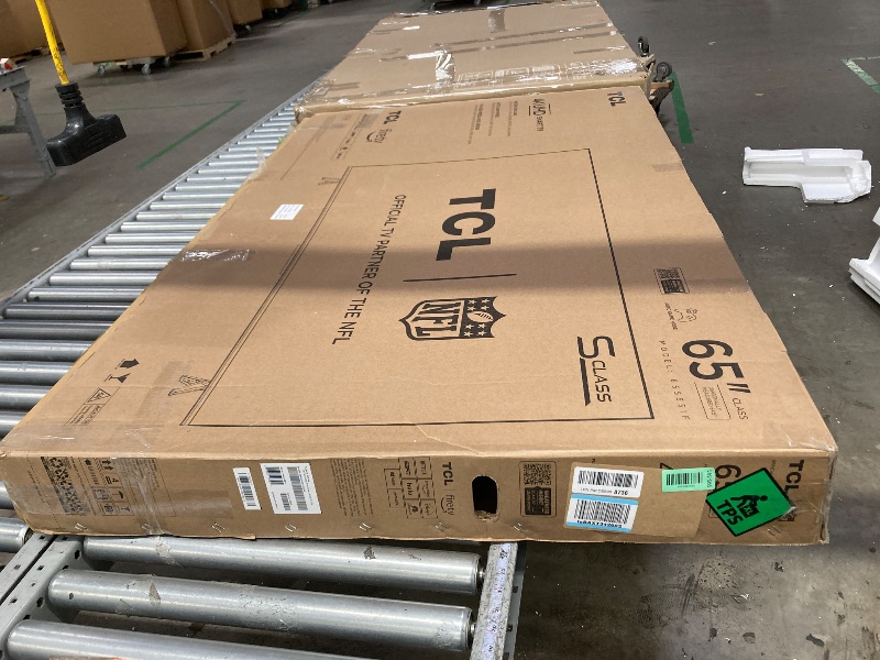 Photo 1 of *****This TV is broken, it doesn't work, it's damaged, it's only sold by the piece. If your TV is missing a part, this is the optio*****TCL 65-Inch Class S5 UHD 4K LED Smart TV with Fire TV (65S551F, 2024 Model), Dolby Vision, HDR PRO+, Dolby Atmos, Alexa