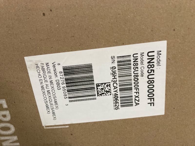 Photo 1 of *****This TV is broken, it doesn't work, it's damaged, it's only sold by the piece. If your TV is missing a part, this is the optioSamsung 85-Inch Class Crystal UHD U8000F 4K Smart TV (2025 Model) Endless Free Content, Crystal Processor 4K, MetalStream De