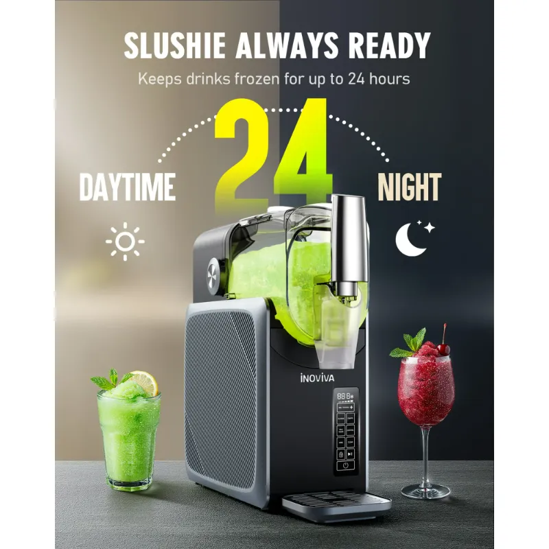 Photo 1 of ***It's used and missing a part, and it's unknown if it works 100%**** Machine, No Ice Needed, INOVIVA 68 oz Frozen Drink Maker for Home with Self-Cleaning, 5 Preset Programs, Frozen Marg