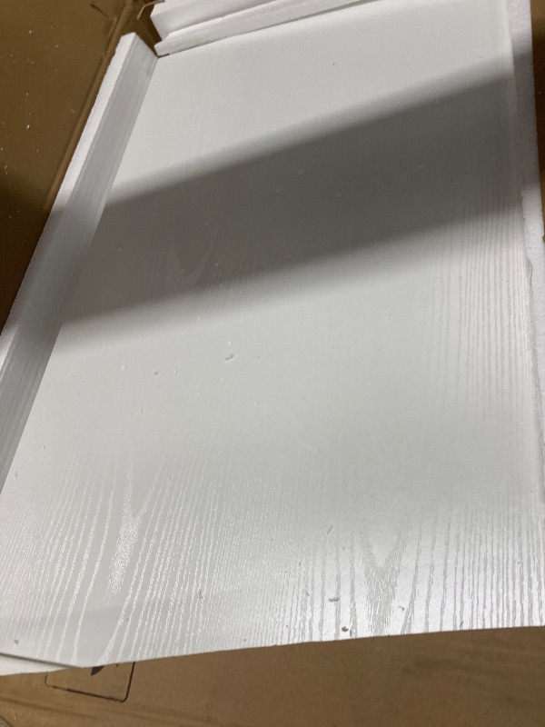 Photo 1 of **It's used and missing a part, and it's unknown if it works 100%**White 4-Drawer Wood Dressers for Bedroom