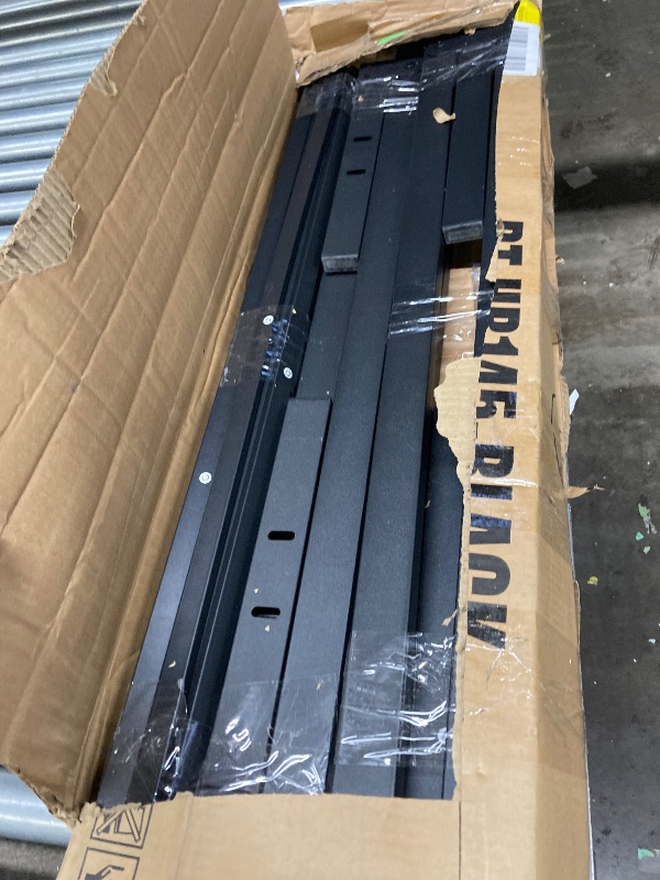 Photo 1 of ***It's used and missing a part, and it's unknown if it works 100%*****ZUNMOS 14 Inches Twin Bed Frame, Heavy Duty Metal Platform with Storage Space Under Frame, No Box Spring Needed Twin Size Bed Frame, Blac