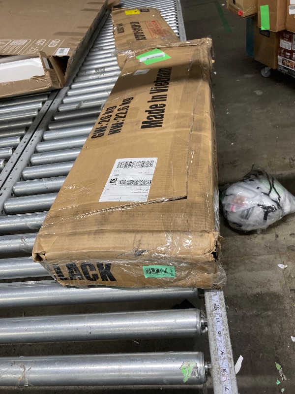 Photo 1 of ***It's used and missing a part, and it's unknown if it works 100%*****ZUNMOS 14 Inches Queen Bed Frame, Heavy Duty Metal Platform with Storage Space Under Frame, No Box Spring Needed Queen Size Bed Frame, Black