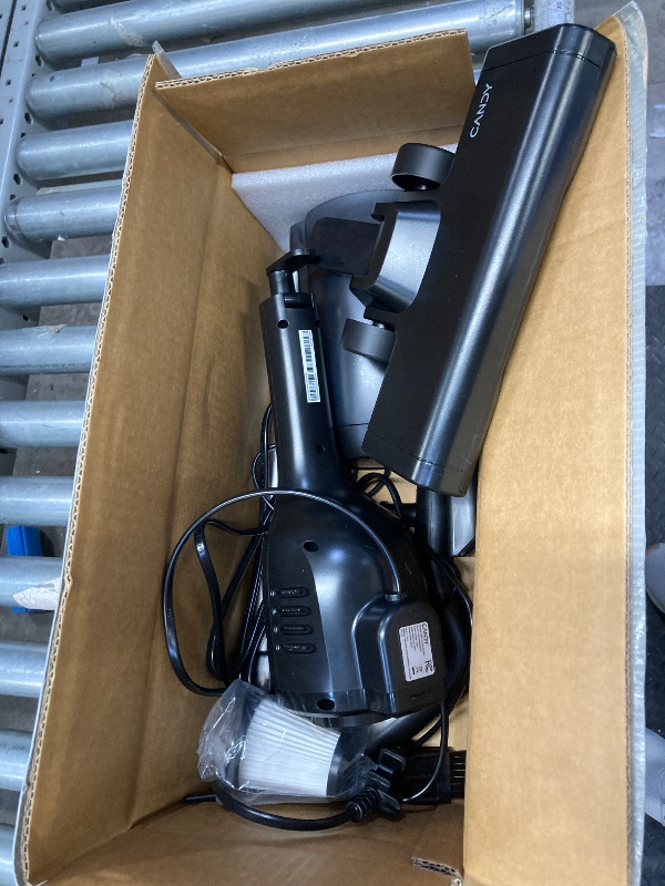 Photo 1 of ***(DAMAGE -PARTS ONLY -SELLLING AS IS)***
Candy Cordless Vacuum Cleaner, Max 50 Mins Runtime, Stick Vacuum with Touch Screen,Lightweight Vacuum for Carpet, Home Hardwood Floor and Pet Hair.
