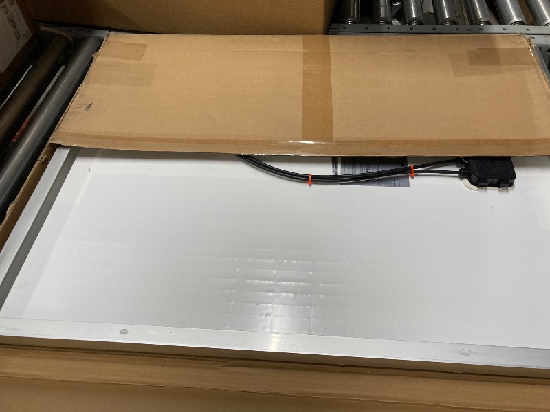 Photo 1 of 100W Monocrystalline Solar Panel High Efficiency 24V Solar Panel for RV, Camping, Off-Grid, Waterproof, Durable Outdoor Solar Charger for Emergency Power