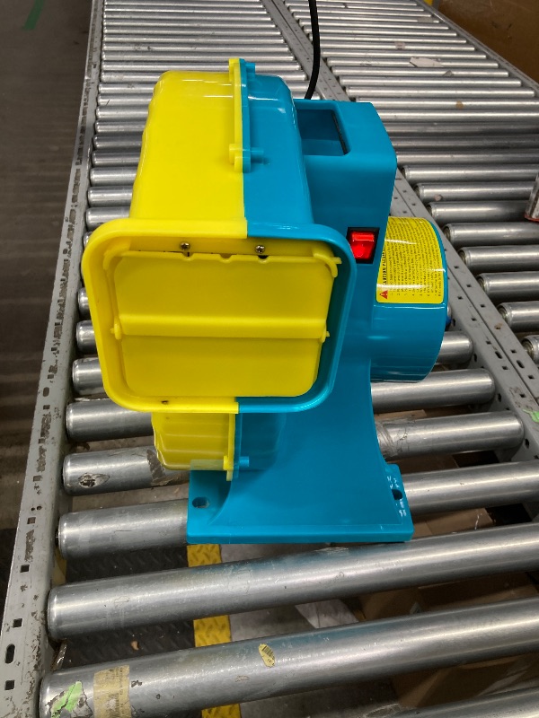 Photo 1 of 1100Watt/1.5HP High Power Air Blower for Large Inflatables, GONFLABLE Inflatable Bounce House Blower, Portable Fan Pump Leaf Blower Corded Commercial for Bouncy Castle, Jumper, Water Slide