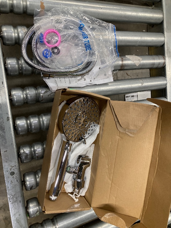 Photo 1 of **MISSING FILTER***Filtered Shower Head with Handheld, High Pressure 9 Spray Mode Chrome Showerhead with Filters,detachable shower head,Water Softener Filters Beads for Hard Water -Remove Chlorine