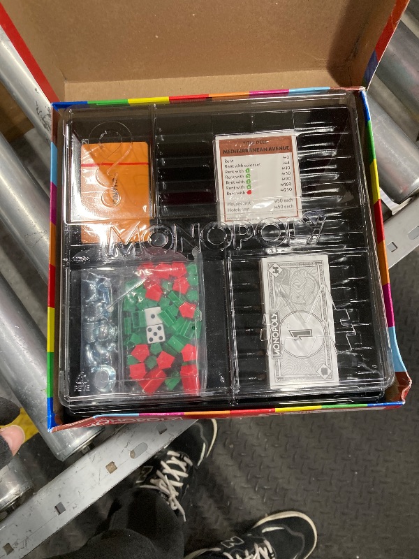 Photo 1 of **NEW WITH DAMAGED PACKAGE***Monopoly Board Game | Classic Game with Storage Tray and Larger Tokens | Ages 8+ | 2 to 6 Players | Family Games for Kids and Adults | Kids
