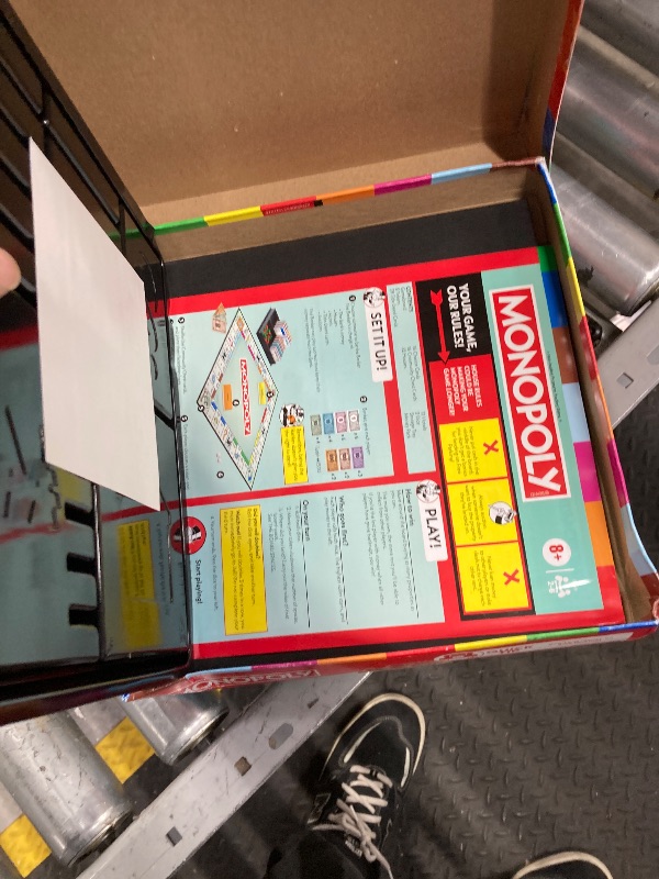 Photo 1 of **NEW WITH DAMAGED PACKAGE***Monopoly Board Game | Classic Game with Storage Tray and Larger Tokens | Ages 8+ | 2 to 6 Players | Family Games for Kids and Adults | Kids