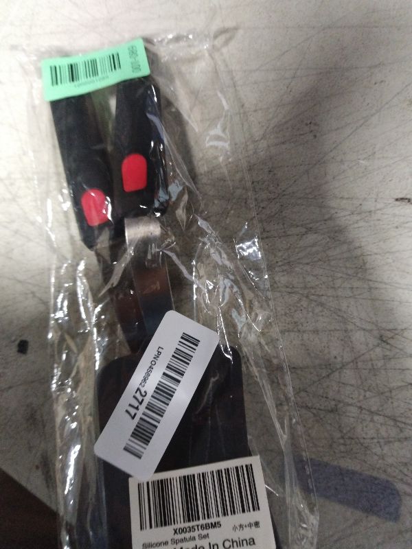 Photo 1 of 2 Pack Silicone Spatula Turner, 600°F Heat Resistant Kitchen Spatula Set for Nonstick Cookware, Cooking Utensil Set for Egg Pancake Flipper/Heat Resistant Silicone Grip