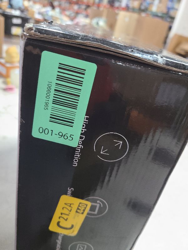 Photo 1 of 17.5" Portable DVD Player with 15.6" Large HD Screen, 6 Hours Rechargeable Battery, Support USB/SD Card/Sync TV and Multiple Disc Formats, High Volume Speaker, Black