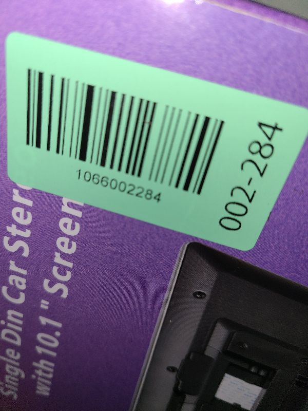 Photo 1 of 10.1 inch Single Din Car Stereo with CarPlay and Android Auto, 10 inch Touch Screen Radio with Mirror Link/1080P/EQ Audio/SWC/Bluetooth +Backup Camera+MIC