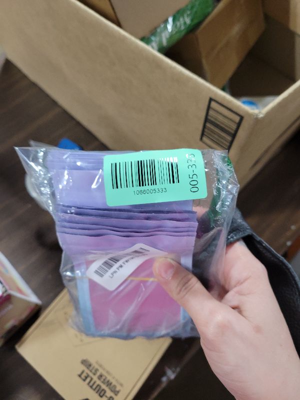 Photo 1 of 100 Pack Smell Proof Bags 3.3 x 5.1 Inch Mylar Bags with Clear Window Foil Pouch Bag Flat Bag Matte Gradient Color