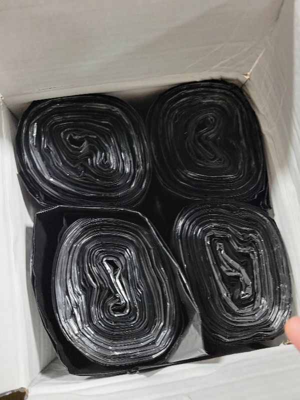 Photo 1 of 100 Count 55-60 Gallon Trash Bags, Sturdy & Tear-Resistant Commercial Can Liners 55 Gallon, Large Garbage Bags, Large Black Trash Bags for Commercial, Lawn and Leaf Bags