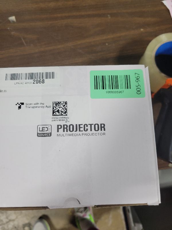 Photo 1 of ?Electric Focus?Magcubic Mini Projector 4K Support, Portable Projector with WiFi 6 and Bluetooth 5.4, Smart Proyector, 5W Soundbase Speaker, 180°Rotation for Home Theater