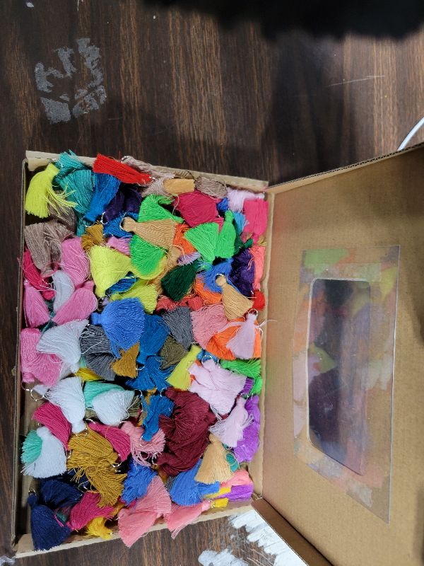 Photo 1 of 180PCS 30 Colors 3.5CM Multi-Color Mini Tassels Tiny Craft Tassels for Earring Jewelry Making Keychain Tassel Charms Bag Charms Pendant Handmade DIY Accessories(1.44Inch)