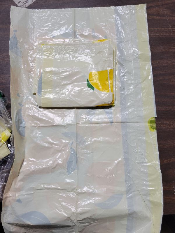 Photo 1 of 13 Gallon Trash Bags Drawstring, 50 Count Tall Kitchen Trash Bags, Sturdy Large Trash Bags, Lemon Printed Garbage Bags 13 Gallon Tall Kitchen, Tear Resistant Kitchen Garbage Bags for Kitchen
