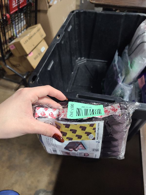 Photo 1 of 12 Pack Soft Corner Protector Baby Proofing Edge and Corner Guards, Table Corner Protectors for Furniture, Safety Pre-Taped Rubber Corner Covers for Fireplace, Stair, Cabinet (Brown)