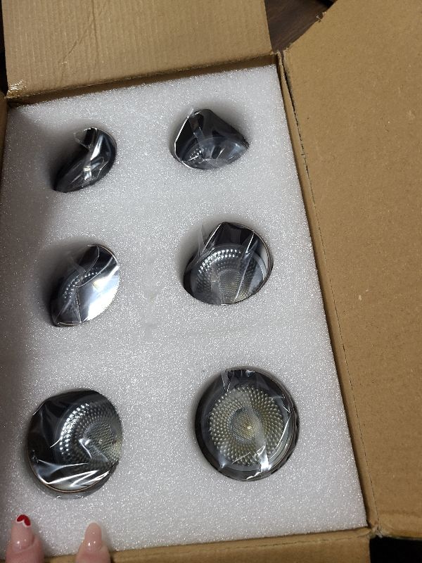 Photo 1 of [6 Pack] CLOUDY BAY 9W Well Lights Landscape LED In Ground Outdoor,Shielded Top,Low Voltage 12-24V AC/DC,Waterproof Aluminum Uplights,2700K/3000K/3500K/4000K/5000K,Bronze