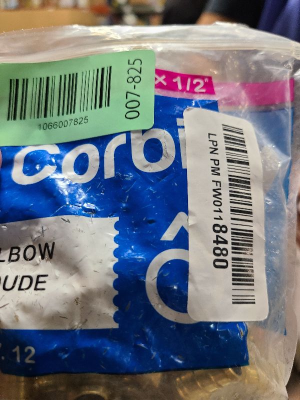 Photo 1 of 1/2 INCH PEX-B Elbow Fittings (12-Pack), Lead-Free Brass, Compatible with Crimp & Clamp Rings for PEX A/B/C Tubing, NSF Certified, Corrosion Resistant Connectors for Water Lines & Radiant Heating