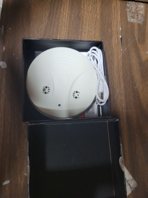 Photo 1 of 1080P HD Wireless WiFi Indoor Camera Smoke Detector for Home Security with App Control & Motion Detection,Outdoor Camera with Night Vision & Loop Recording for Office/Garage/Shop,Easy to Use & Install