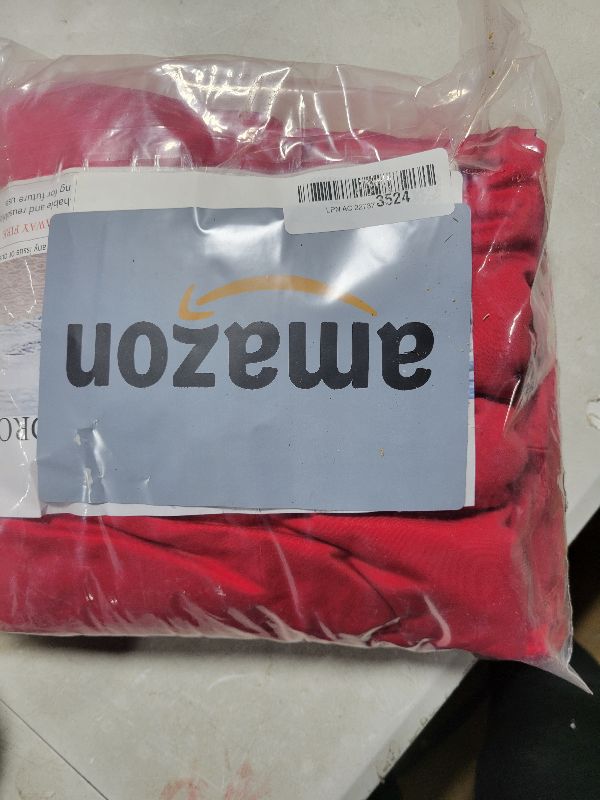 Photo 1 of 10x10FT Red Backdrop Curtains for Parties - Red Wedding Backdrop for Baby Shower Birthday Photo Home Party Curtains Backdrop 5x10FT 2 Panels