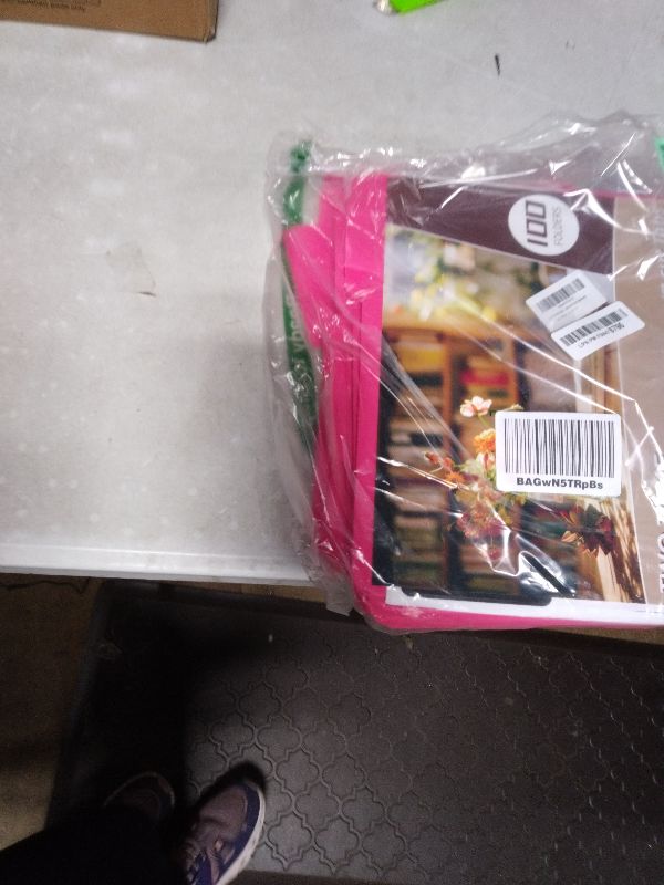 Photo 1 of 100 Packs Colored File Folders,Rose Red File Folders,Two Tone Color File Folder 8.5 x 11 Inch,1/3 Cut Tabs Letter Size,Manila File Folders for Office,School and Home,Organization
