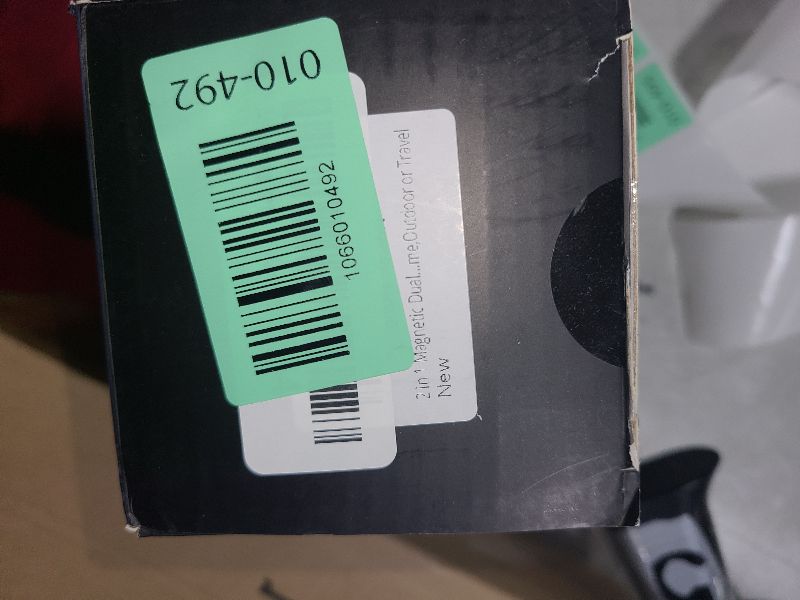 Photo 1 of 2 in 1 Magnetic Dual Splittable Bluetooth Speaker, IPX6 Waterproof Split Portable Wireless Speaker with 20W Loud Stereo Sound, Bluetooth V5.3, 24H Playtime, Multiple pairing for Home,Outdoor or Travel