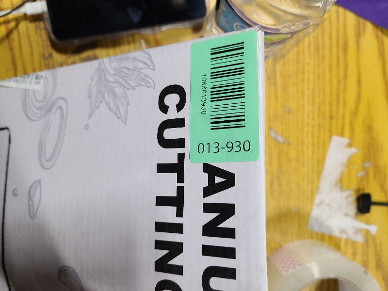 Photo 1 of 100% Titanium Cutting Board for Kitchen - Dishwasher Safe Chopping Boards with Handle, Reversible Charcuterie Board for Home Counter Outdoor Camping Housewarming Gifts for Women (13 x 9.1)