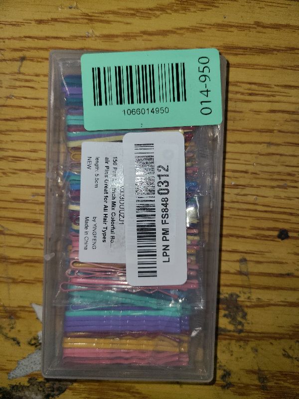Photo 1 of 150 Pcs 2.2 Inch Mix Colorful Bobby Pin for Girls Women, Hair Pins with Cute Box, Colored Bobby Pins for Hair, Bobby Hair Pins Great for All Hair Types