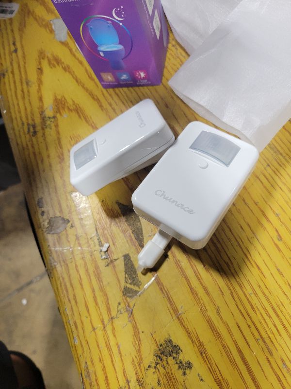 Photo 1 of 2 Pack Toilet Night Lights with Motion Activated Sensor,16-Color Changing LED Inside Toilet Bowl Nightlight, Cool Stuff for Bathroom Accessories Decor, Unique Gadgets for Men and Kids Brithday Gifts