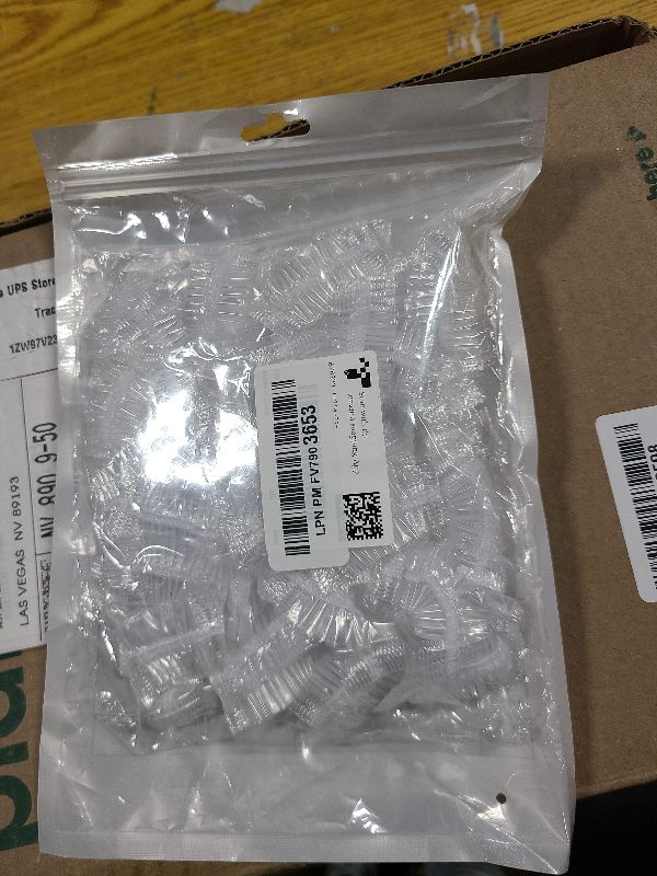 Photo 1 of 100 Pcs Disposable Ear Covers for Shower, Clear Waterproof Ear Covers for Bathing, Waterproof Plastic Ears Shower Caps for Hair Dye Spa Salon Beauty Treatments