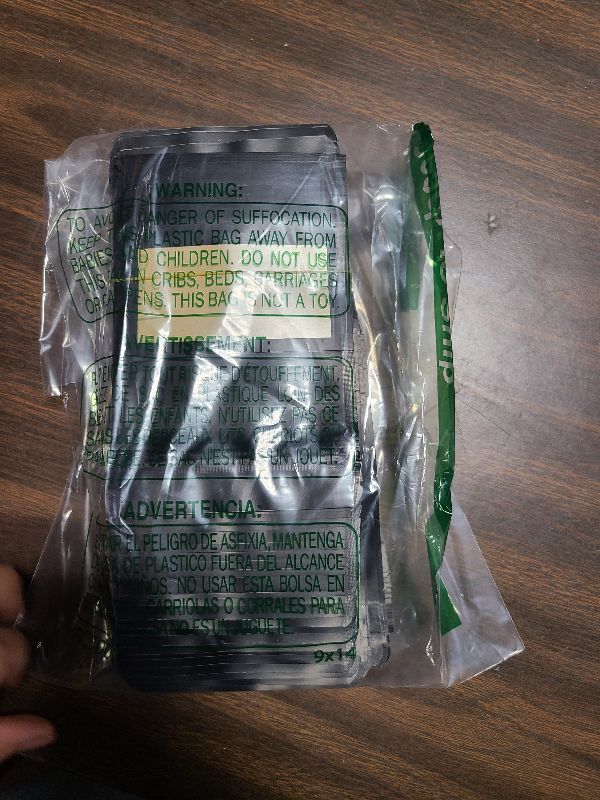 Photo 1 of 100 Pcs Black Kraft Paper Bags with Window, 4" x 6" Stand Up Pouches Bags, Food Storage Bags for Packaging Products, Reusable, Sealable