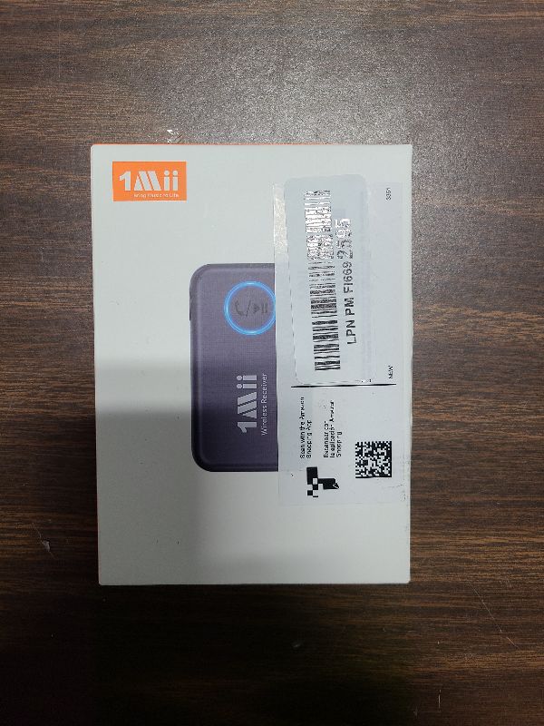 Photo 1 of 1Mii Bluetooth 5.3 Music Receiver for Car/Home Stereo, Aux Bluetooth Adapter for Car with Volume Control Supports Hands Free Calls, 16H Battery Life