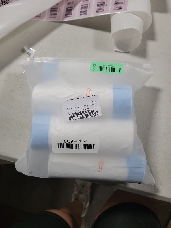 Photo 1 of 120 Count Self-Cleaning Cat Litter Box Liners Bag, Compatible with MeoWant-SCO1 and MeoWant-SCO2, Thick Heavy Duty Drawstring Replacement Cat Litter Box Liners-18"x 12.6"