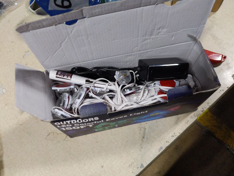 Photo 1 of 150FT Permanent Outdoor RGB Lights - Waterproof Smart LED Eaves Lights with App/Remote Control, Music Sync & DIY Scenes, Perfect for Christmas, Halloween, Parties & Daily Decor, Ideal for House Roof