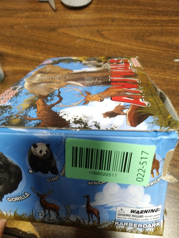 Photo 1 of 13 Pack Wild Animal Toys with Educational Booklet and Gift Box, Realistic Safari Animals Figures for Kids, Plastic Zoo Animals Figurines for Toddler Ages 1-3, Jungle Birthday Party Favor for Boy Girl