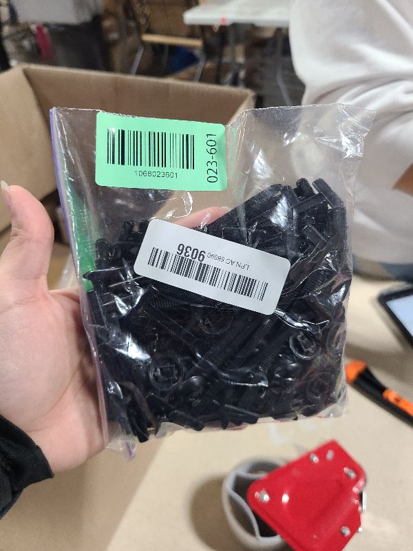 Photo 1 of 100pcs Nylon Universal Cable Tie Buckles, New Multifunctional Nylon Zip Ties With Pin & Button Design Plastic Cable Ties Tool Fasteners Car Body UV Resistant Zipties for Car Daily Repair