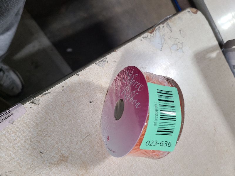 Photo 1 of 1.5" Organdy Ribbon -Organza Quality Ribbon- 25 yards (Orange #620)