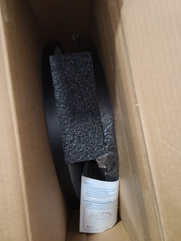 Photo 1 of 20 Inch Large LED Flush Mount Ceiling Light Fixture,Round 40w 4350lm 3000k,4000k,6000k CCT Selectable, Modern Flat Panel Super Slim Led Ceiling Light,for Living Dining Kitchen Room (2Pack-Black)