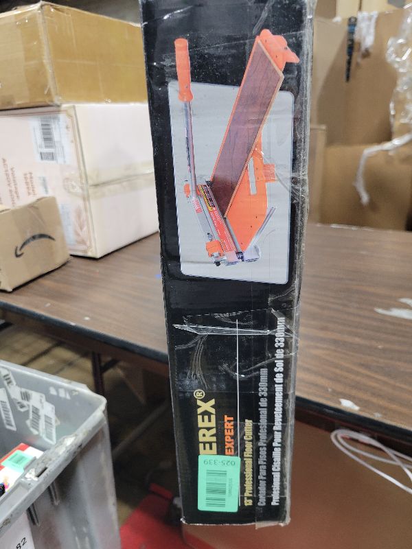 Photo 1 of 13" Pro.Floor Cutter-No Dust,No Noise,No Electricity. Multi-Angle Cuts for Laminate,Vinyl,Wood & More,Pro. ALU Long Leverage Handle,Longlife HSS Blade,Safe & Easy to Use! Orange & Wheeled