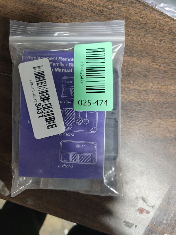 Photo 1 of 2 for Chamberlain Liftmaster Craftsman Garage Door Opener Remote 893LM 893Max