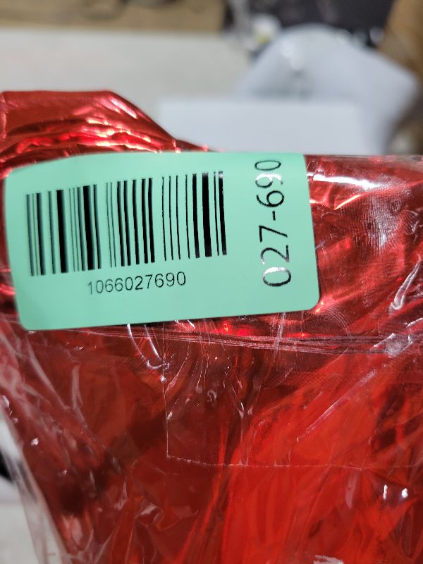 Photo 1 of 18 Inch Red Heart Balloons, 20 Pcs Heart Shaped Foil Balloons for Valentine‘s Day, Wedding, Birthday - 20 Red Balloons set- Support Helium - Party Decorations