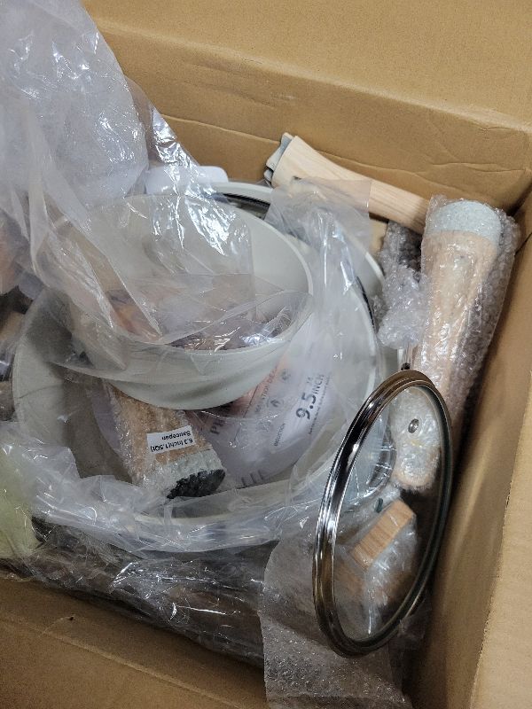 Photo 1 of 16PCS Pots and Pans Set Non Stick Cookware Set Nonstick with Cooking Set