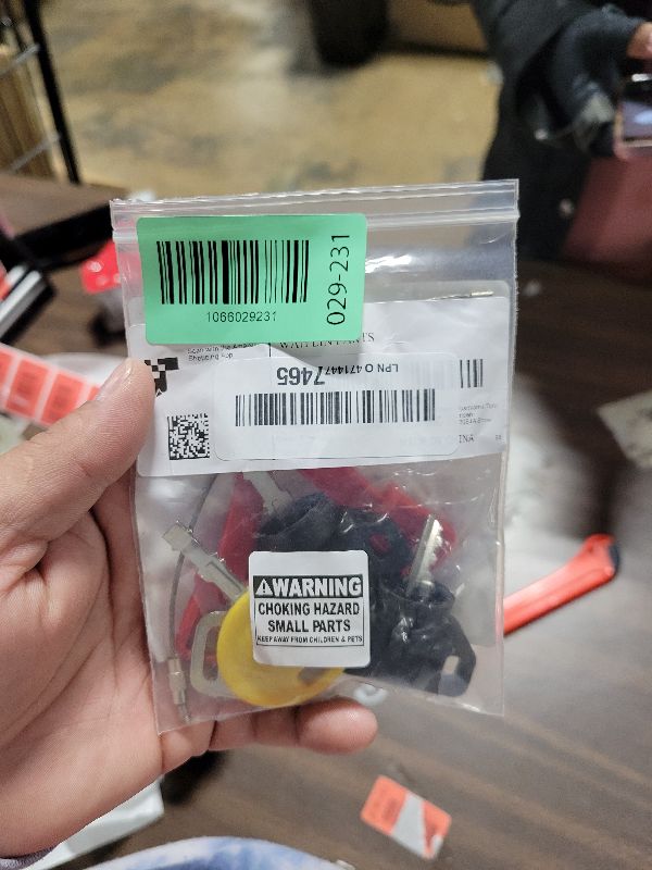 View 2 of 10 Lawn Mower Keys Set for Cub Cadet MTD John Deere Husqvarna Toro Craftsman Kubota Troy-Bilt Snow Engines Husqvarna Tecumseh 490-241-0008 532411935 AM132500 GY20680 83357 925-2054A Snow Blower Keys