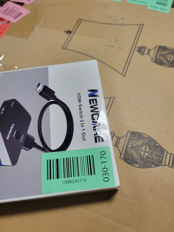 Photo 1 of [Upgrade] HDMI Switch 3 in 1 Out, 4K@60Hz HDMI 2.0 Switch Splitter with 2.6FT Long HDMI Cable, 3-Port HDMI Switcher Selector, Supports 4K 30Hz 3D 1080P HDCP2.2 for PS5 Xbox DVD Player Fire Stick PC