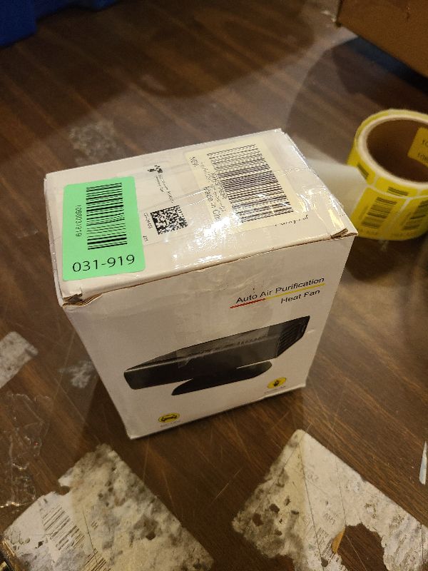 Photo 1 of 12V Portable Car Heater & Defroster - 150W, Plugs into Cigarette Lighter, 2-in-1 Heating & Cooling for Quick Anti-Fog Warmth