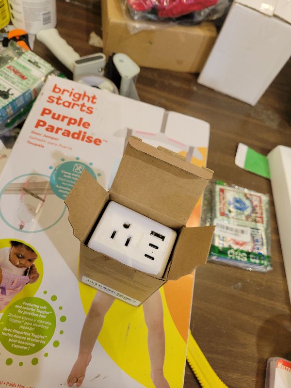 Photo 1 of 2 Pack US to UK Plug Adapter, Mifaso Type G Power Adapter with 3 Outlet 3 USB Charger, International Plug Adapter, USA to Dubai England Ireland British London Hong Kong Singapore Travel Essentials